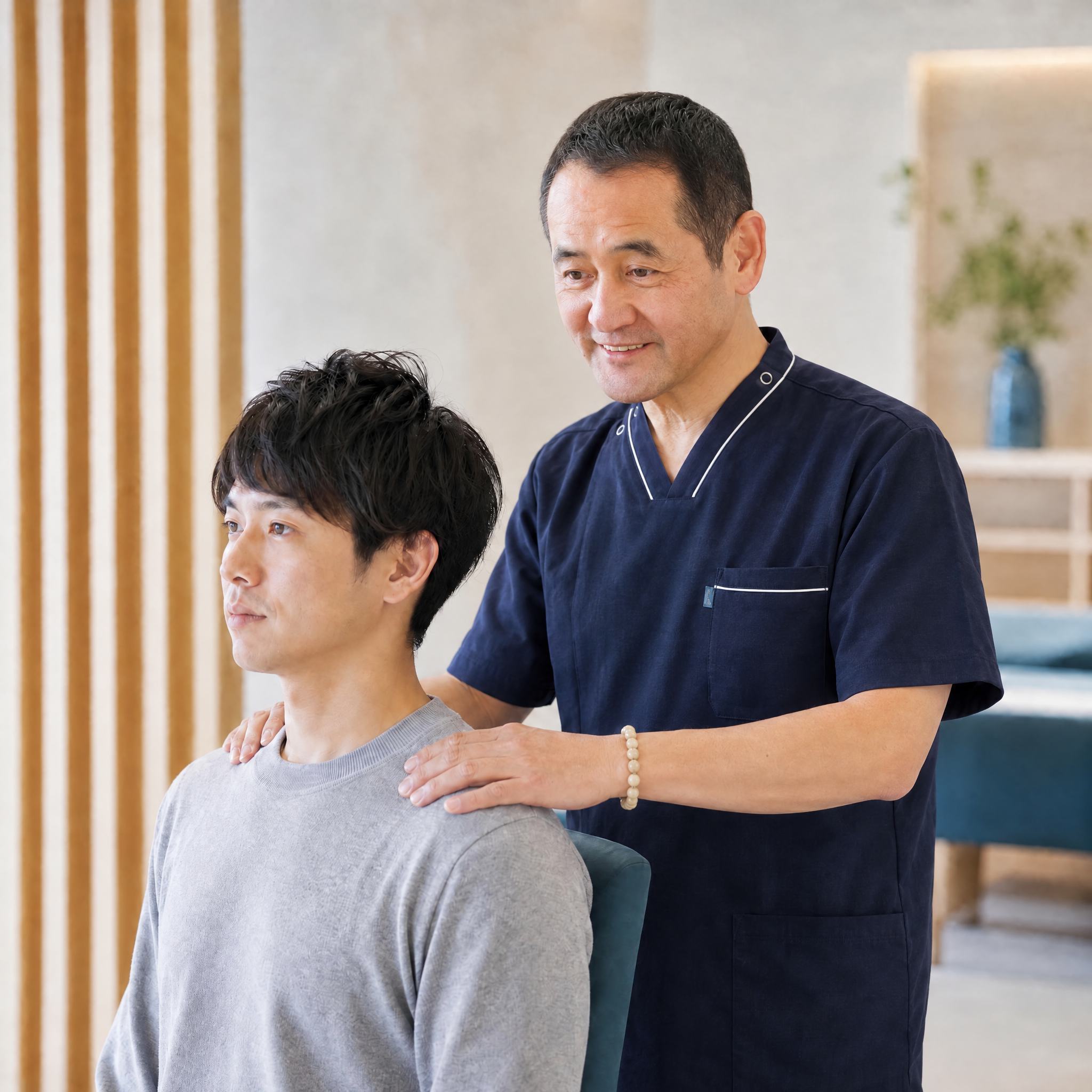 施術の様子